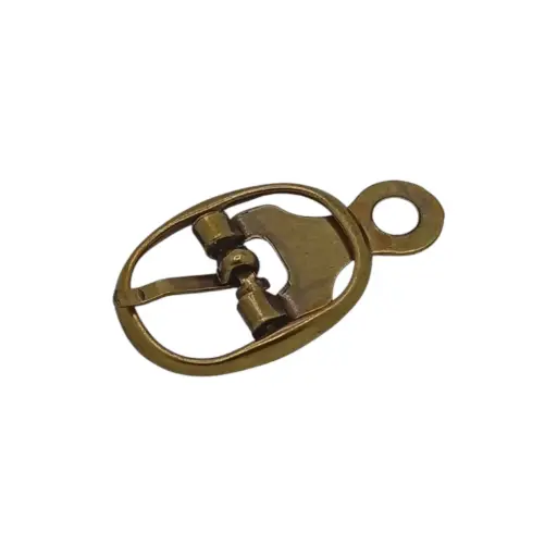 Boucle Chaussure 00117 (Ovale) Bronze 14mm - Paquet de 10