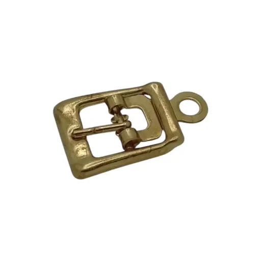 Boucle Chaussure 00125 (Carrée) Laiton 14mm - Paquet de 10
