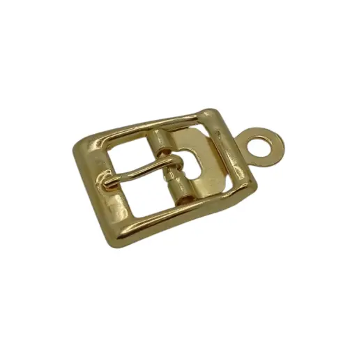 Boucle Chaussure 00125 (Carrée) Laiton 16mm - Paquet de 10