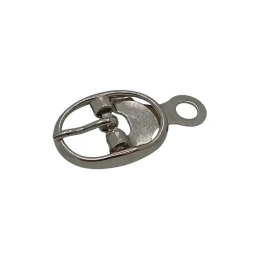 Boucle Chaussure 00117 (Ovale) Nickel 12mm - Paquet de 10