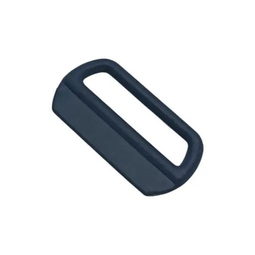 Passant Plastique Bleu Cyan Arrondi 25mm Pièce