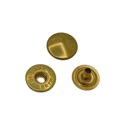 Pressions Alfa 2 Diamètre 17mm Acier - Paquet de 100 - Laiton