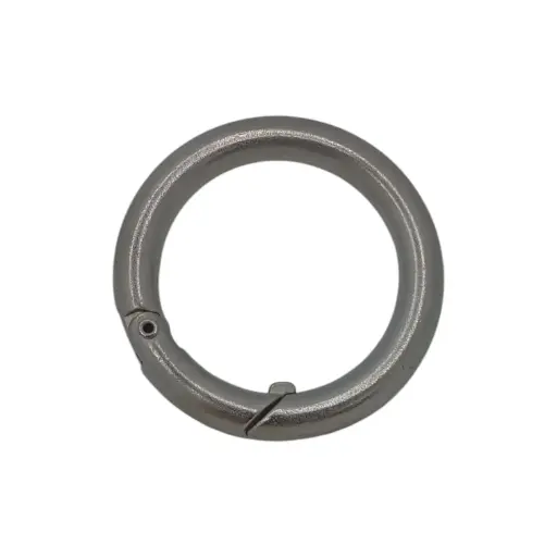 Anneau Rond Ouvrable Diamètre 30mm Nickel Mat