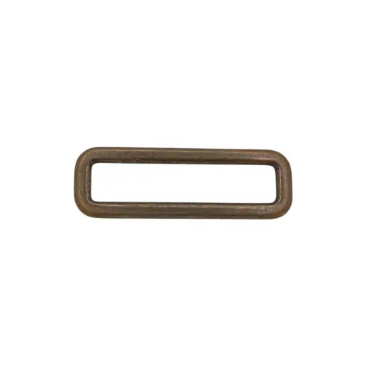 Passant Rectangle Métal 30mm Bronze - Paquet de 10