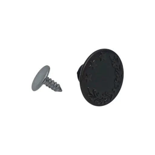 Bouton de Jean Diamètre 17mm Bronze - Paquet de 10