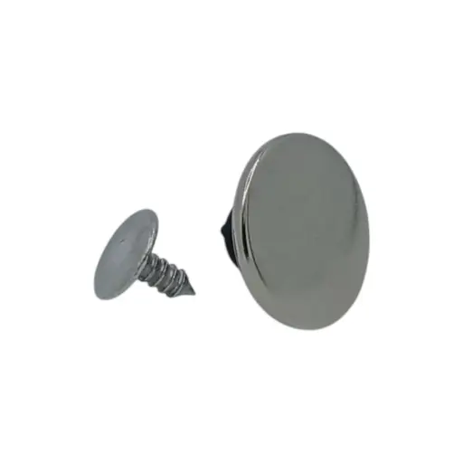 Bouton de Jean Diamètre 17mm Nickel - Paquet de 10