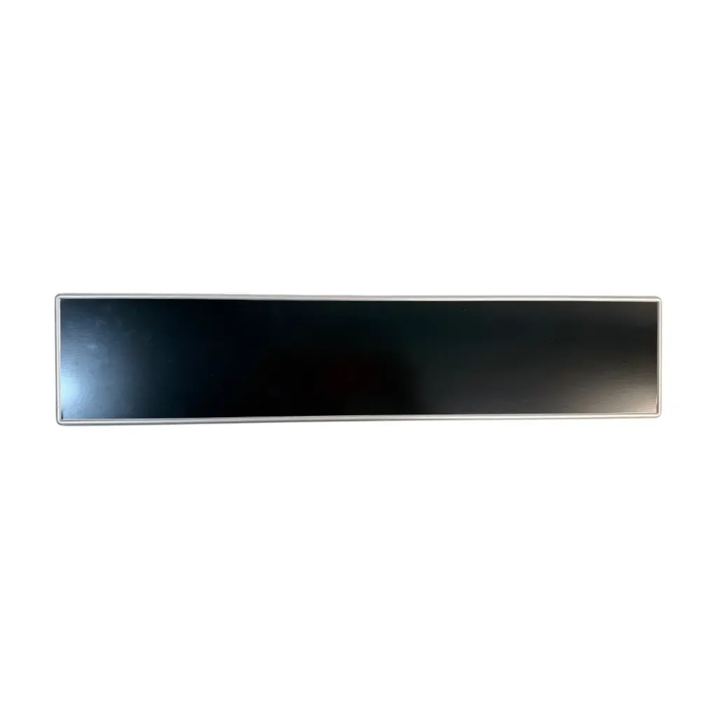 Plaque Auto Aluminium Collection Noir-Blanc 520x110mm