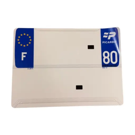 Fond Plaque Auto Plexi S.I.V 275 x 110 mm