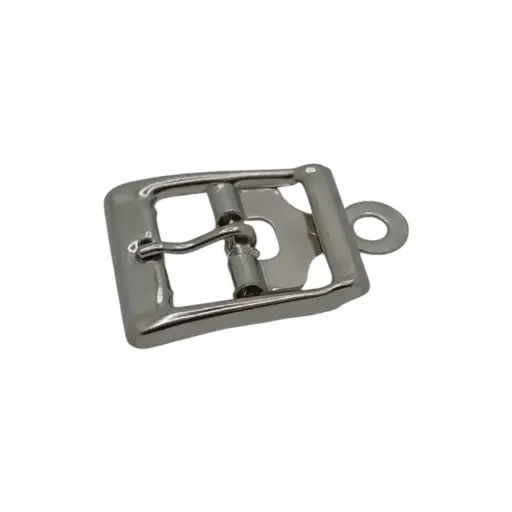 Boucle Chaussure 00125 (Carrée) Nickel 18mm - Paquet de 10