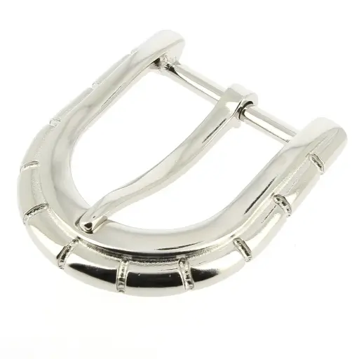 Boucle Ceinture 21559/40mm Nickel Brillant