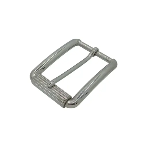 Boucle Ceinture À Rouleau 20885/40mm Nickel Brillant