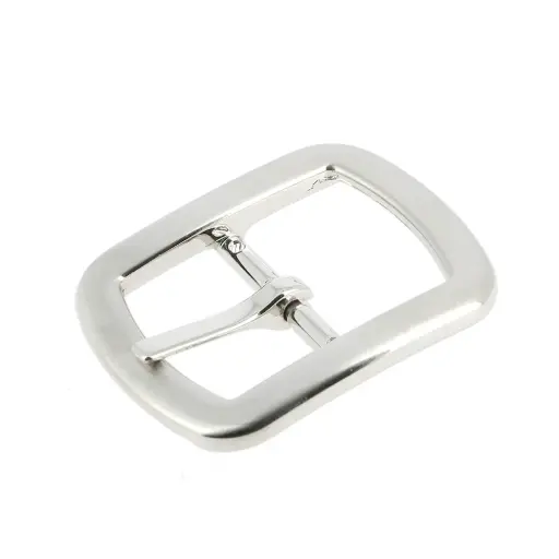 Boucle Ceinture Double 20604/30mm Nickel Brillant
