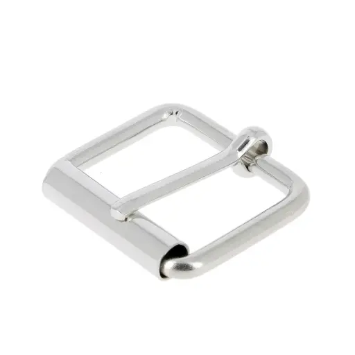 Boucle Ceinture À Rouleau K13/40mm Nickel Brillant
