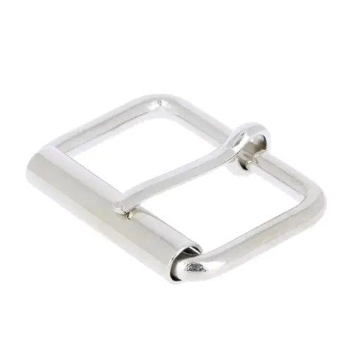 Boucle Ceinture À Rouleau K13/50mm Nickel Brillant