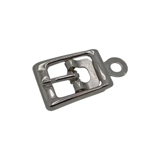 Boucle Chaussure 00125 (Carrée) Nickel 14mm - Paquet de 10