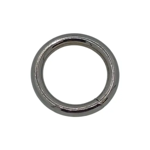 Anneaux Métal Soudés Nickel 30mm - Paquet de 10  