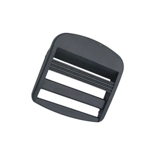 Boucle Double 40mm Plastique Noir Pièce