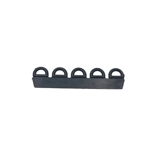 Passant Plastique 5 Trous (Barrette) Noir Pièce