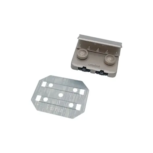 [F0215001] Fermoir Amiet 52712 40x45mm Nickel Mat