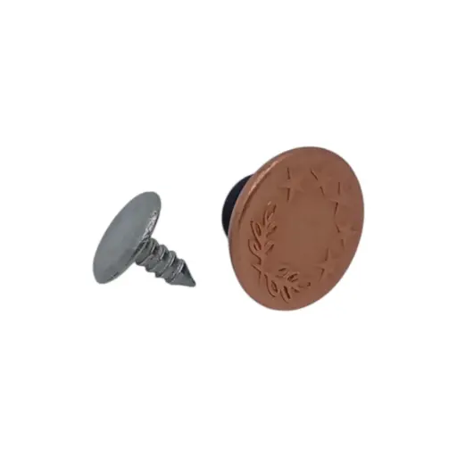 Bouton de Jean Diamètre 14mm Bronze - Paquet de 10