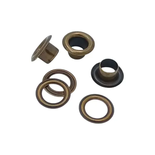 Oeillets de Bâche (Vl40) Diamètre 10mm Bronze - Paquet 25
