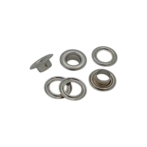 Oeillets de Bâche (Vl50) Diamètre 12.5mm Nickel - Paquet 25