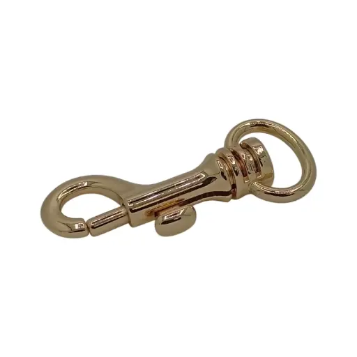 Mousqueton 05007 Laitonné (Bélière Ovale 16mm) 