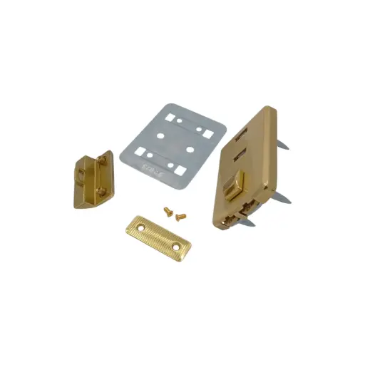 [F0225190] Fermoir Sacoche Amiet à Code Z42942 40x50mm Laiton