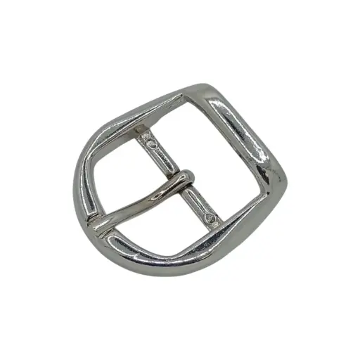 Boucle Luxe (Bandoulière) Ronde 25mm Nickel Brillant