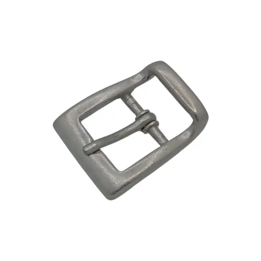 Boucle Luxe (Bandoulière) Carrée Avec Passant 20mm Nickel Mat