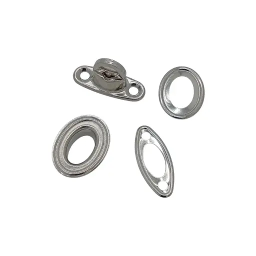 Fermoir Massif Tourniquet de Bâche Petit Modèle 84970 Nickel