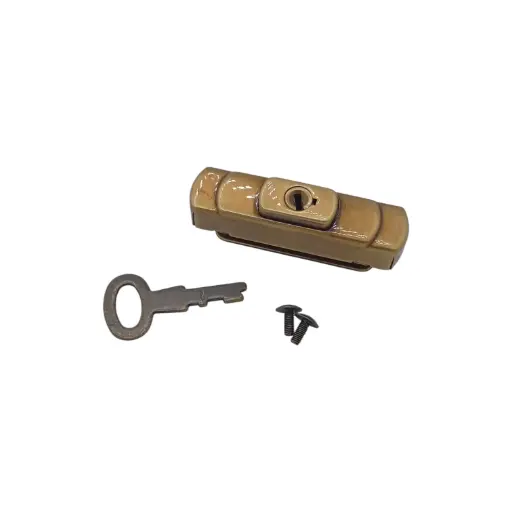 Fermoir Massif Sacoche Médecin 89125 - 15x63mm - Bronze