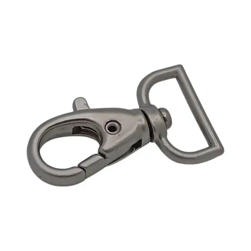 Mousqueton 24950/01 Nickel Mat (Bélière Carrée 16mm) 