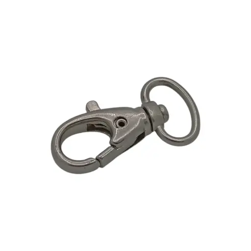 Mousqueton 24950/Bi Nickel Mat (Bélière Ovale 16mm) 