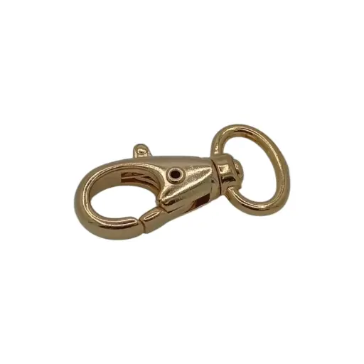 Mousqueton 24950/Bi Laitonné (Bélière Ovale 16mm) 