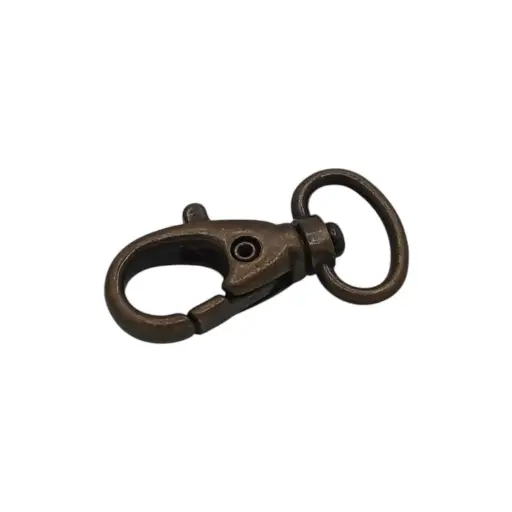 Mousqueton 24950/Bi Bronze (Bélière Ovale 16mm) 