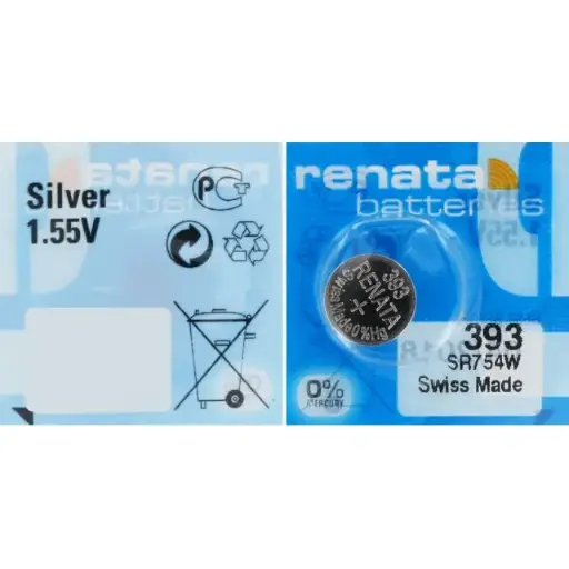 [PI_TAD-393] Pile 393 SR754W Renata