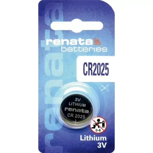 [PI_VTCR2025] Pile Bouton CR2025 Renata
