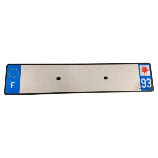Plaque Auto Aluminium à Peler S.I.V 520x110mm 