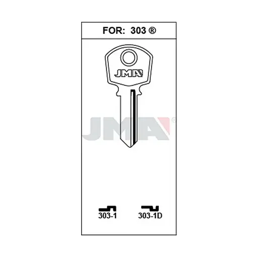 [303-1] Clé plate acier 303-1