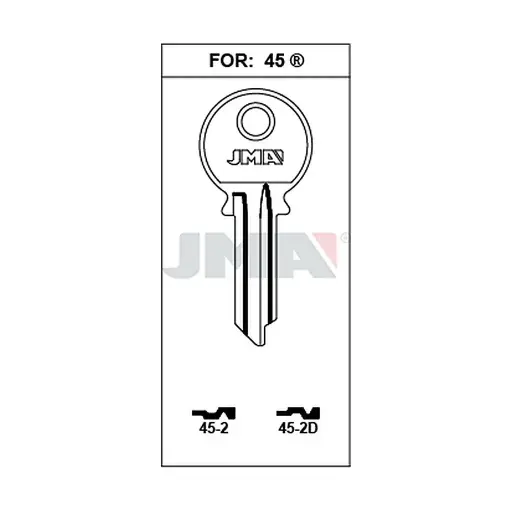 [45-2D] Clé plate acier 45-2D