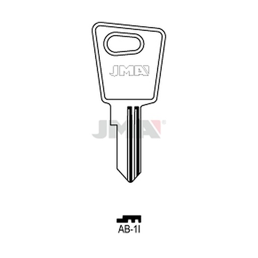 [AB-1I] Clé plate acier AB-1I
