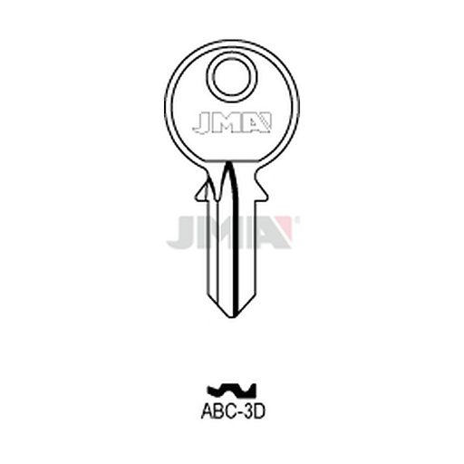 [ABC-3D] Clé plate acier ABC-3D