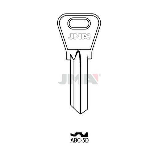 [ABC-5D] Clé plate acier ABC-5D