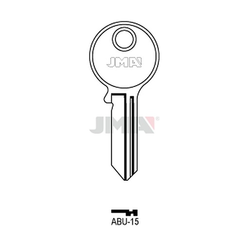 [ABU-15] Clé plate acier ABU-15