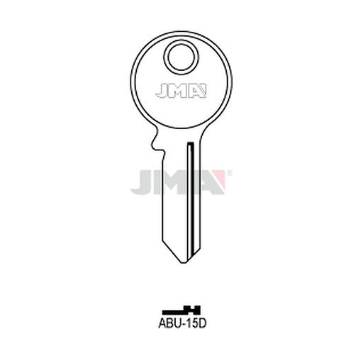 [ABU-15D] Clé plate acier ABU-15D