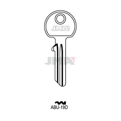 [ABU-19D] Clé plate acier ABU-19D