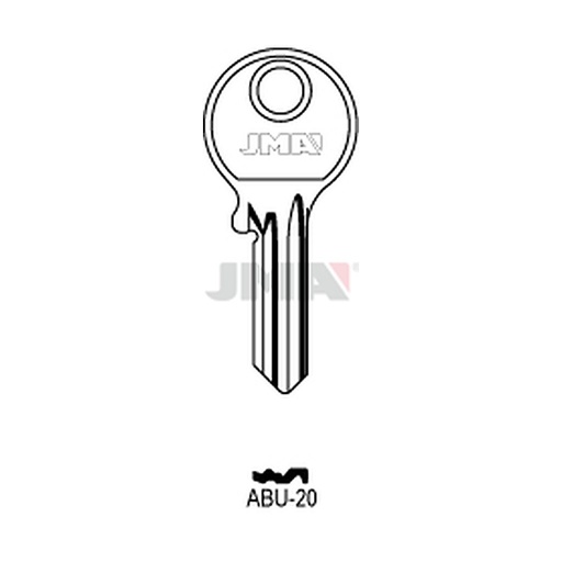 [ABU-20] Clé plate acier ABU-20