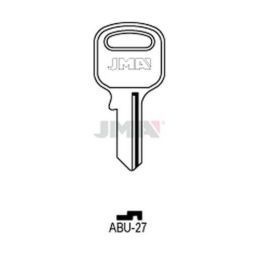 [ABU-27] Clé plate acier ABU-27