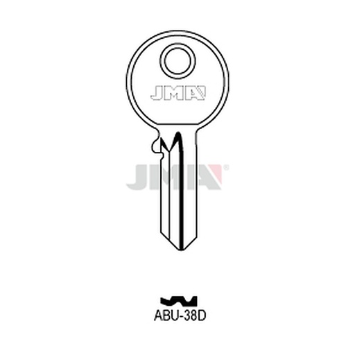 [ABU-38D] Clé plate acier ABU-38D